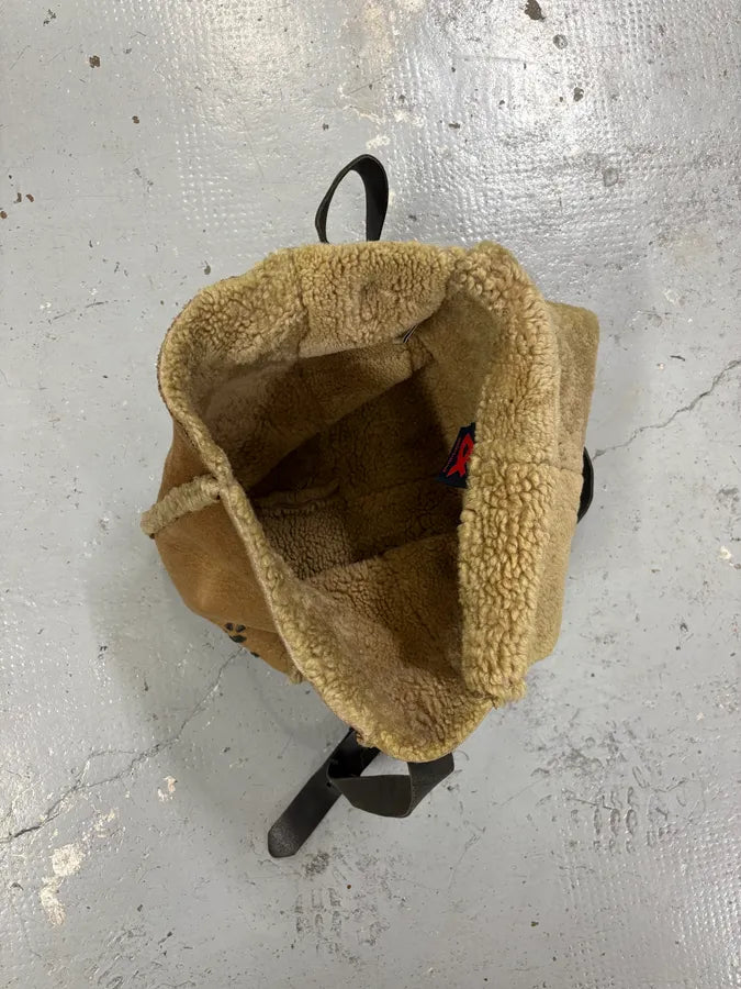 2000s Dolce & Gabbana Shearling Beige Shoulder Bag ifcWmTb 4