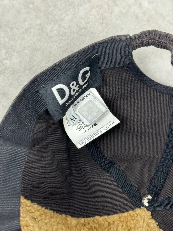 2000s Dolce & Gabbana Shearling Brown Cap LkFEwpw 7