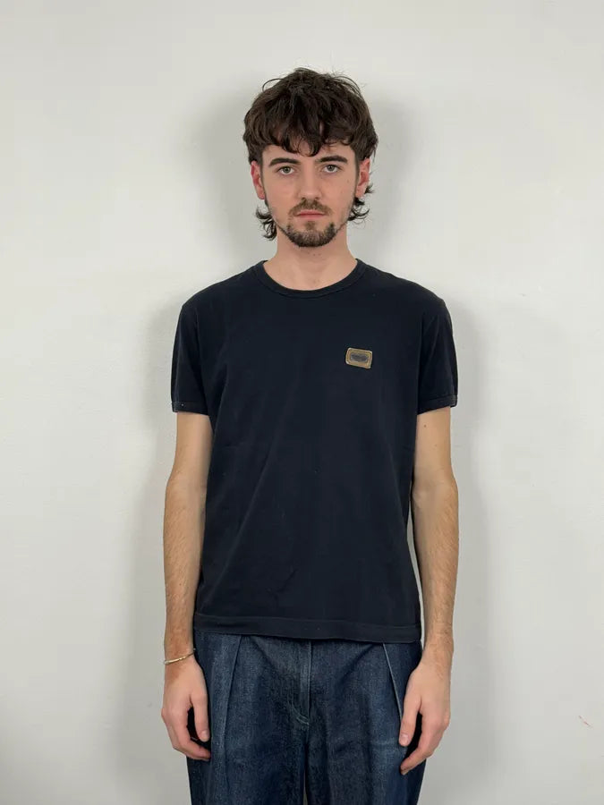 2000s Dolce & Gabbana Signature Black T-Shirt lTRYslE 1