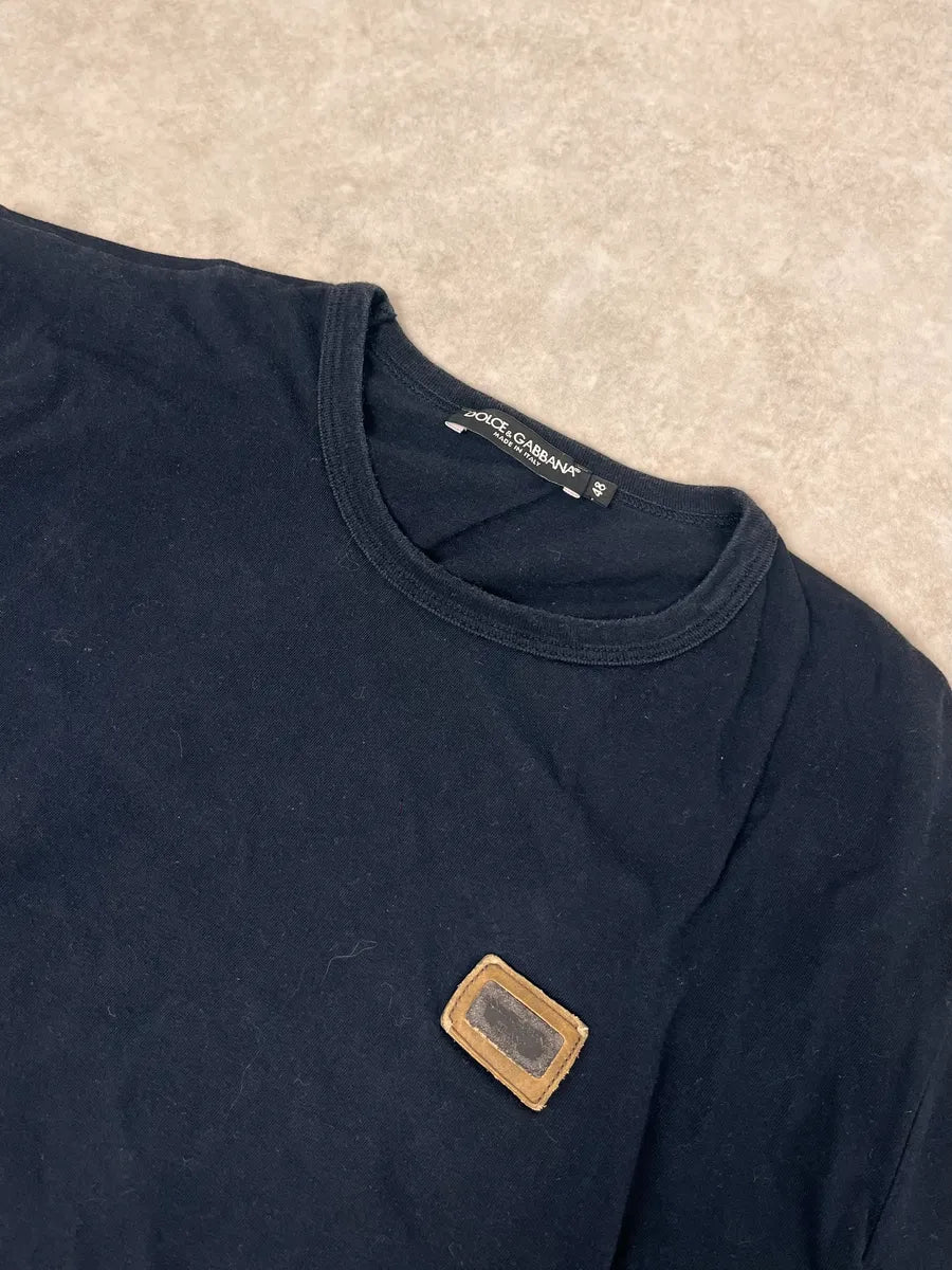 2000s Dolce & Gabbana Signature Black T-Shirt lTRYslE 4
