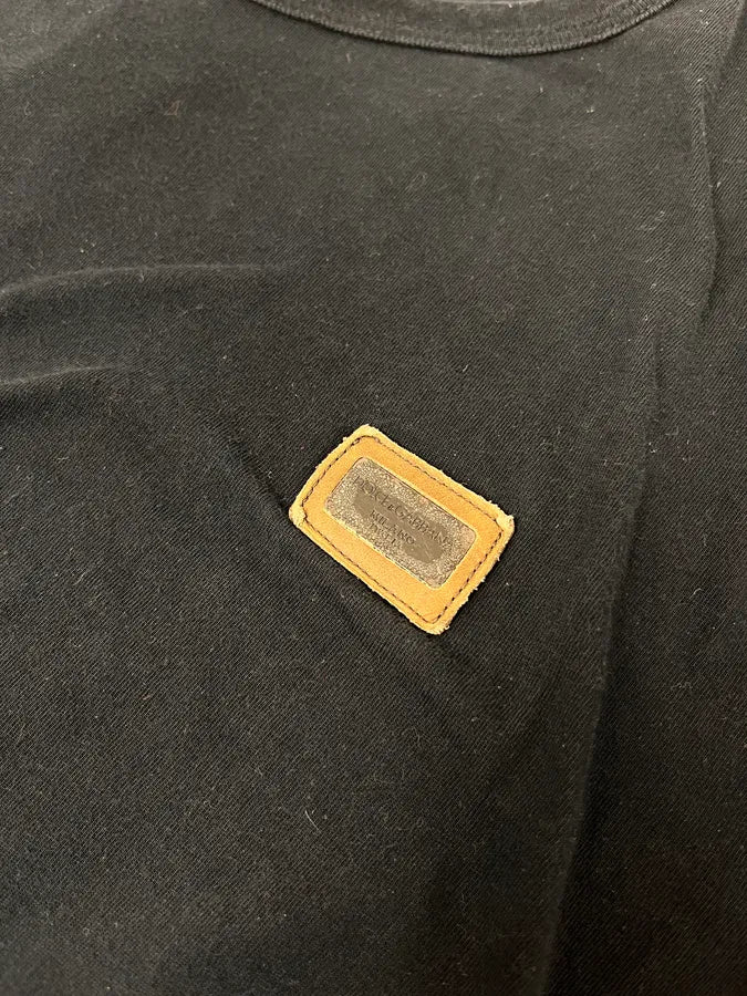 2000s Dolce & Gabbana Signature Black T-Shirt lTRYslE 6