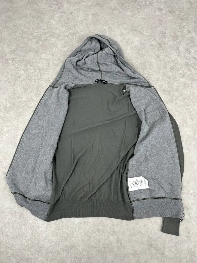 2000s Dolce & Gabbana Signature Grey Zip-Up Hoodie xWBbngl 6