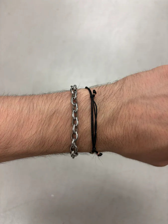 2000s Dolce & Gabbana Silver Metal Chain Bracelet mTtTCre 3