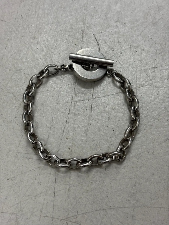 2000s Dolce & Gabbana Silver Metal Chain Bracelet mTtTCre 0