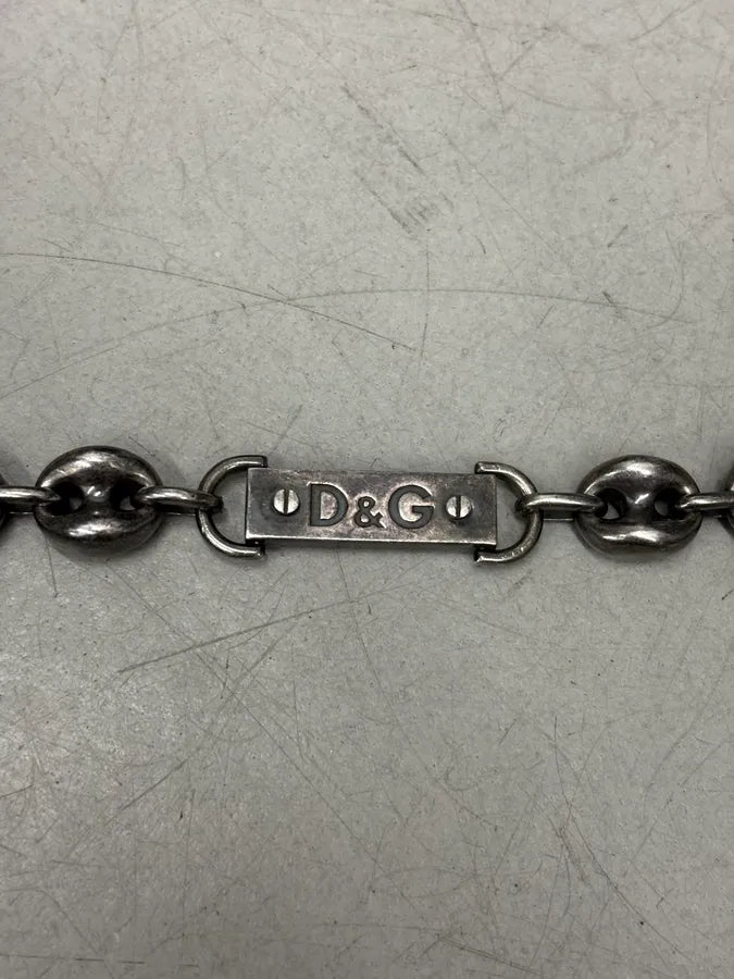 AW2006 Dolce & Gabbana Metal Coffee Beans Cuban Link Bracelet gzKsOYj 5