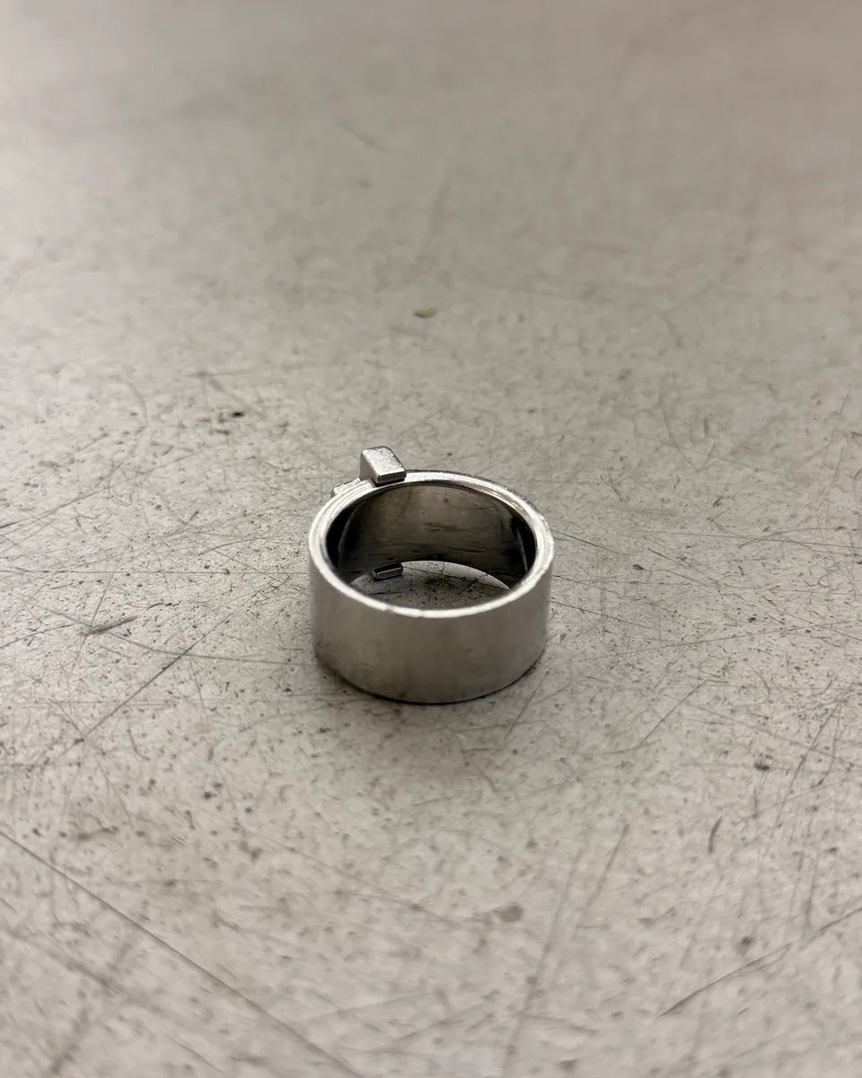 2000s Dolce & Gabbana Silver Metal Cross Ring ZsISSOM 4