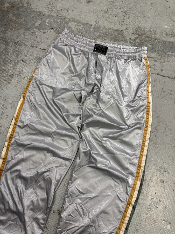 2000s Dolce & Gabbana Silver Sport Joggers Pants SxVvoIc 5