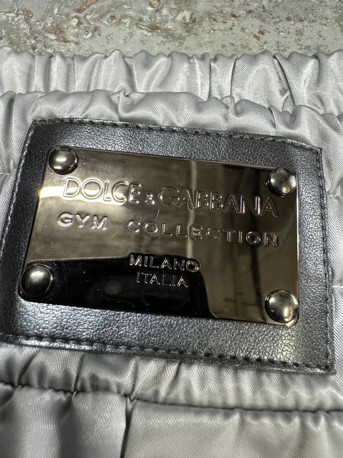 2000s Dolce & Gabbana Silver Sport Joggers Pants SxVvoIc 7