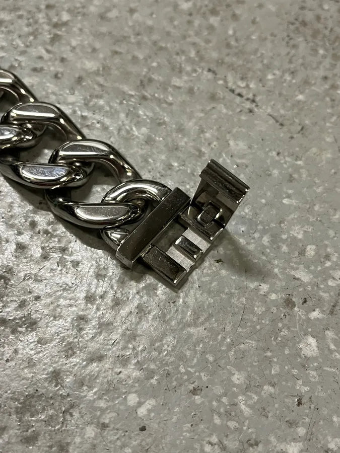 2000s Dolce & Gabbana Silver Steel Grey Bracelet (OS) 4