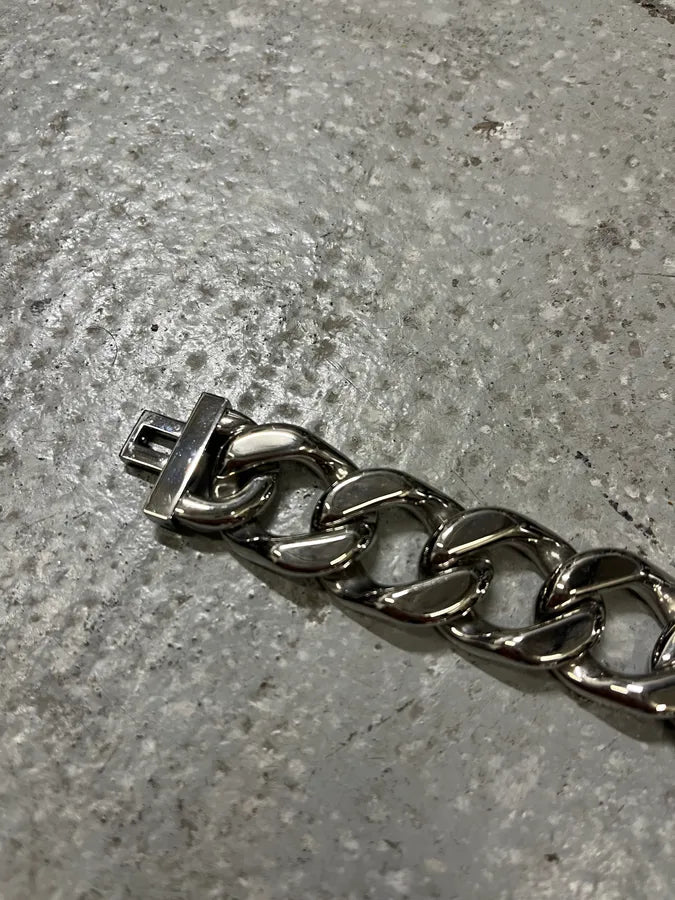 2000s Dolce & Gabbana Silver Steel Grey Bracelet (OS) 7