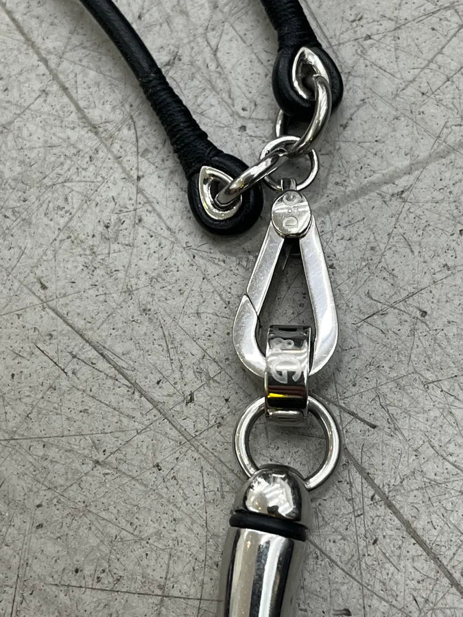 AW2005 Dolce & Gabbana Silver Tooth Necklace iieYLCR 4