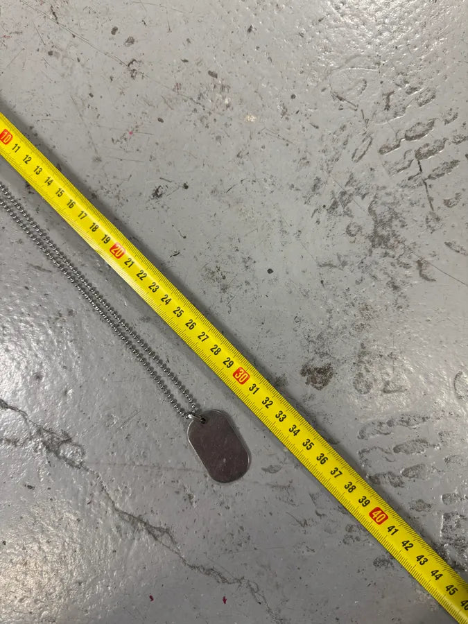 2000s Dolce & Gabbana Simple Dog Tag Ball Chain Necklace kAePZji 7