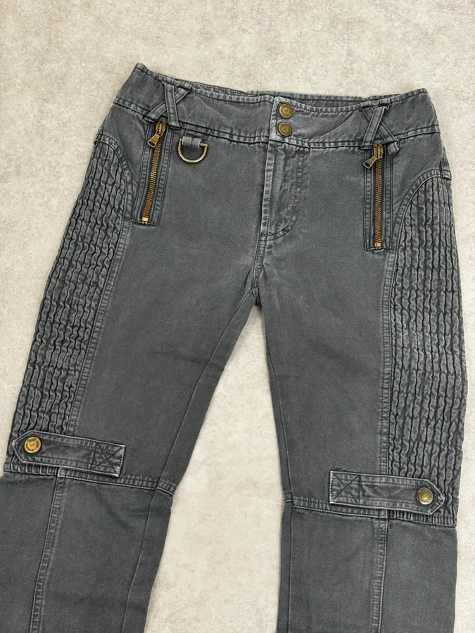 2000s Dolce & Gabbana Slim Technical Grey Denim Jeans DOOuHRv 5
