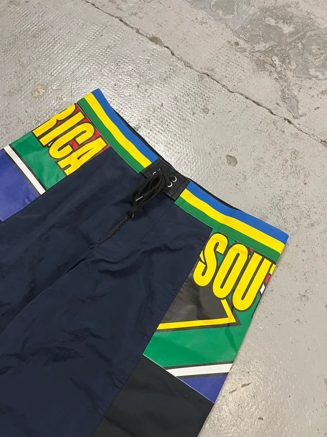 2000s Dolce & Gabbana South Africa Navy Beachwear Shorts fLNvJSE 4