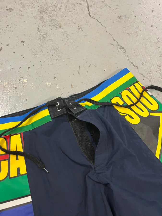 2000s Dolce & Gabbana South Africa Navy Beachwear Shorts fLNvJSE 9