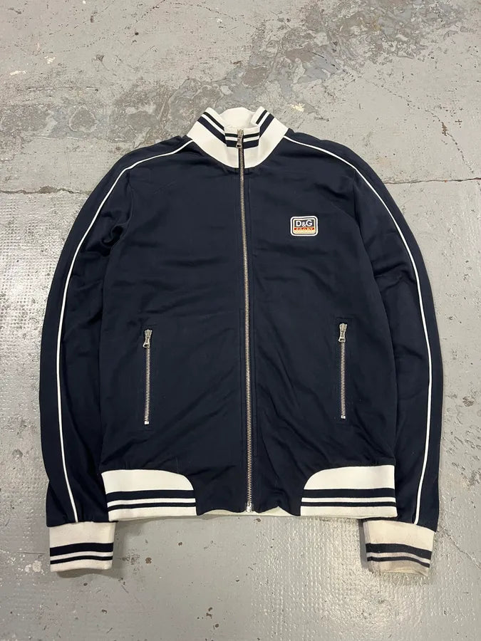 2000s Dolce & Gabbana Sport Navy Zip-up Sweater ALSkTJg 0