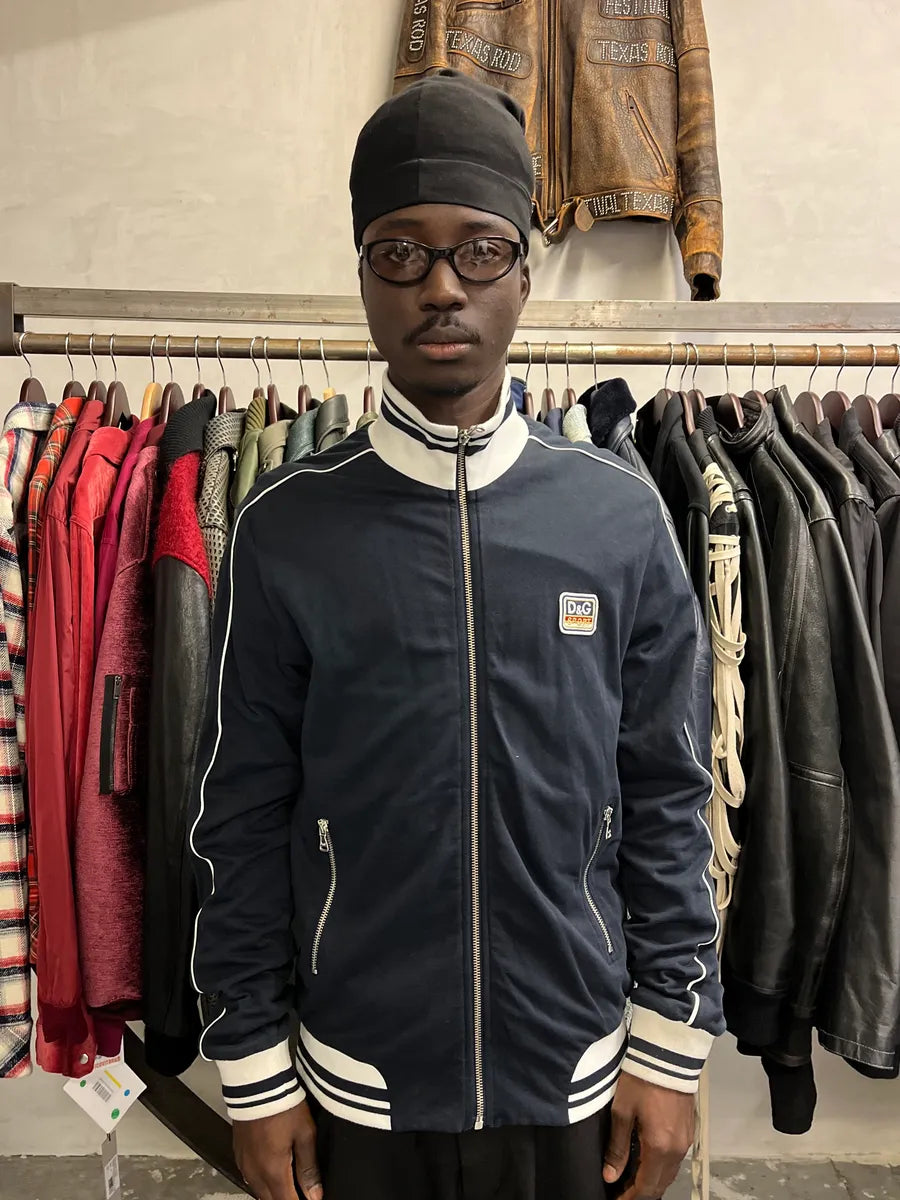 2000s Dolce & Gabbana Sport Navy Zip-up Sweater ALSkTJg 1