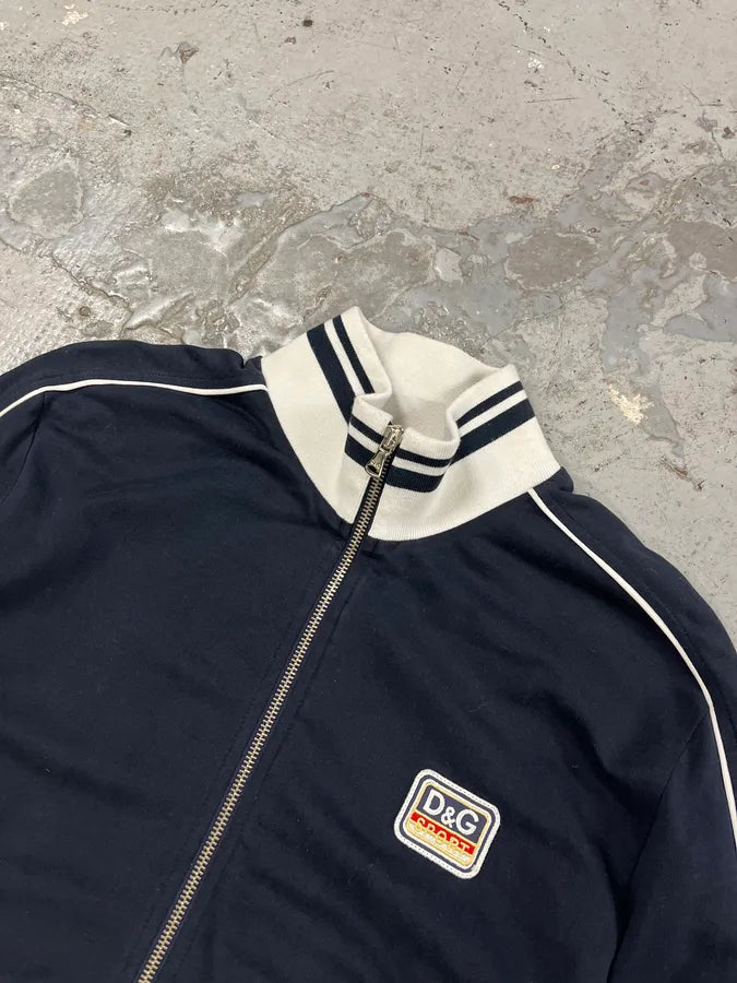 2000s Dolce & Gabbana Sport Navy Zip-up Sweater ALSkTJg 4