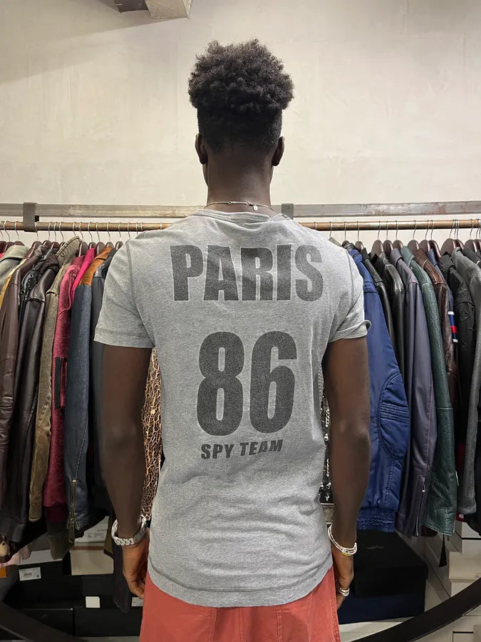 2000s Dolce & Gabbana Spy Camera Grey T-Shirt NSqlRne 2