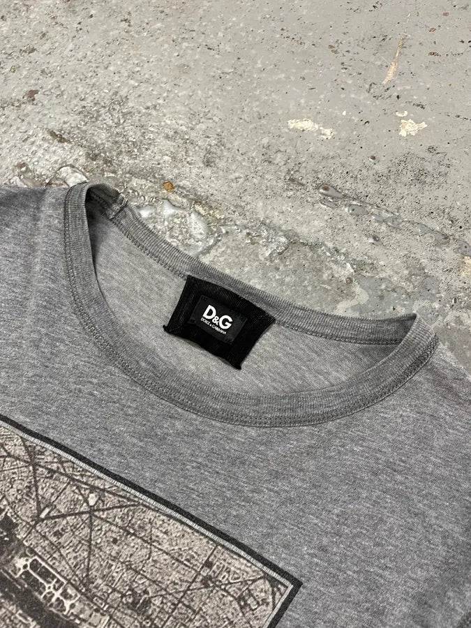 2000s Dolce & Gabbana Spy Camera Grey T-Shirt NSqlRne 3