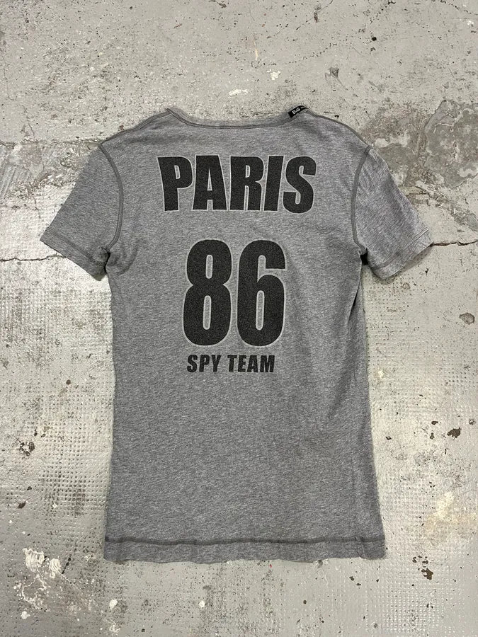 2000s Dolce & Gabbana Spy Camera Grey T-Shirt NSqlRne 5