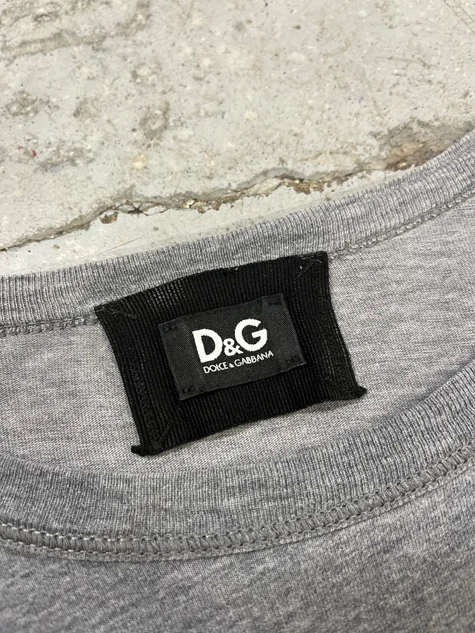 2000s Dolce & Gabbana Spy Camera Grey T-Shirt NSqlRne 7