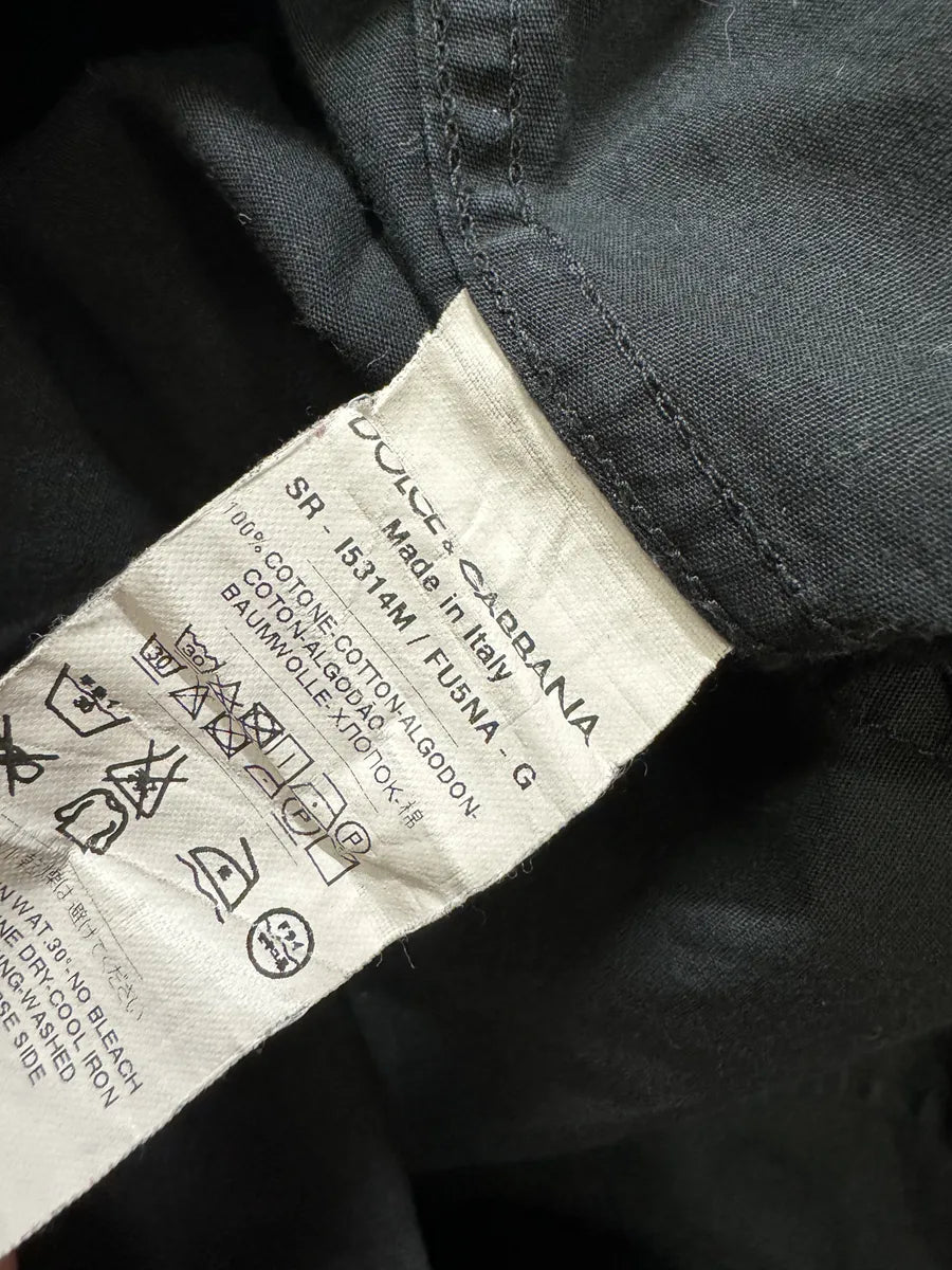 2000s Dolce & Gabbana Staff Black Shirt sljZhOV 4