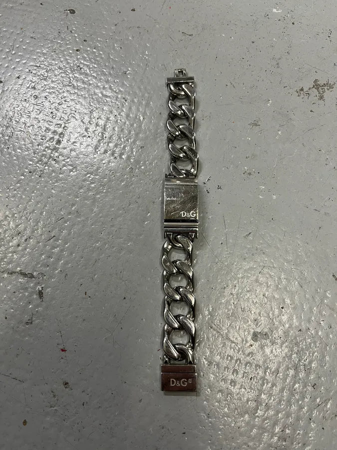 2000s Dolce & Gabbana Stainless Steel Bracelet gOsIgcW 1