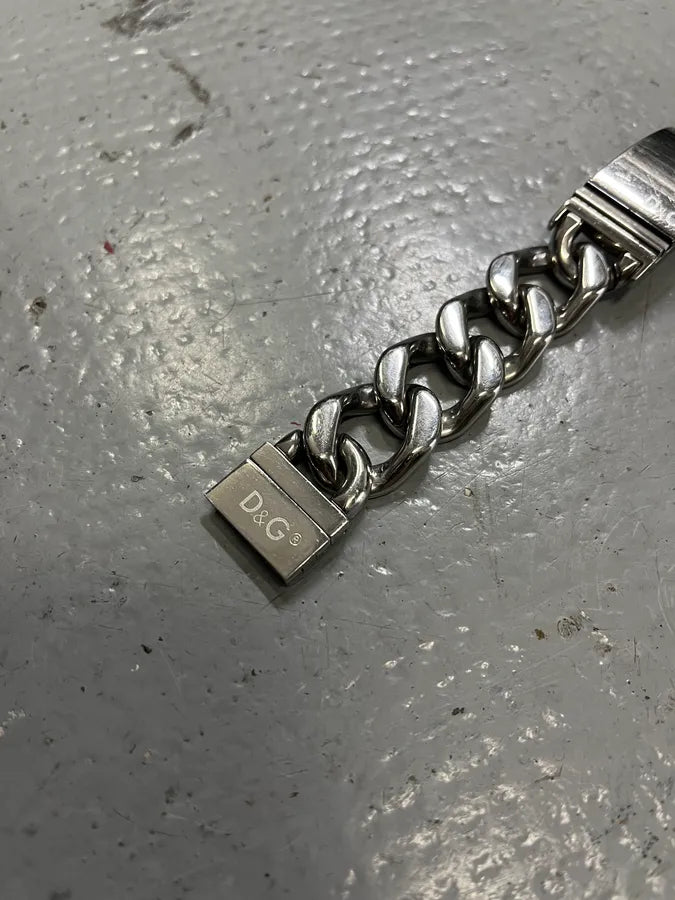 2000s Dolce & Gabbana Stainless Steel Bracelet gOsIgcW 4