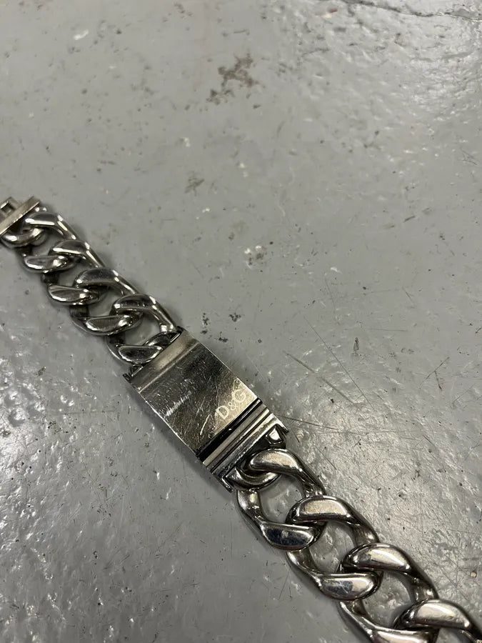 2000s Dolce & Gabbana Stainless Steel Bracelet gOsIgcW 6