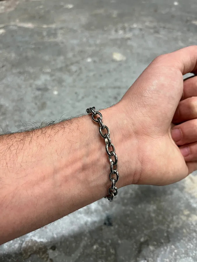 2000s Dolce & Gabbana Stainless Steel Bracelet (OS) 1