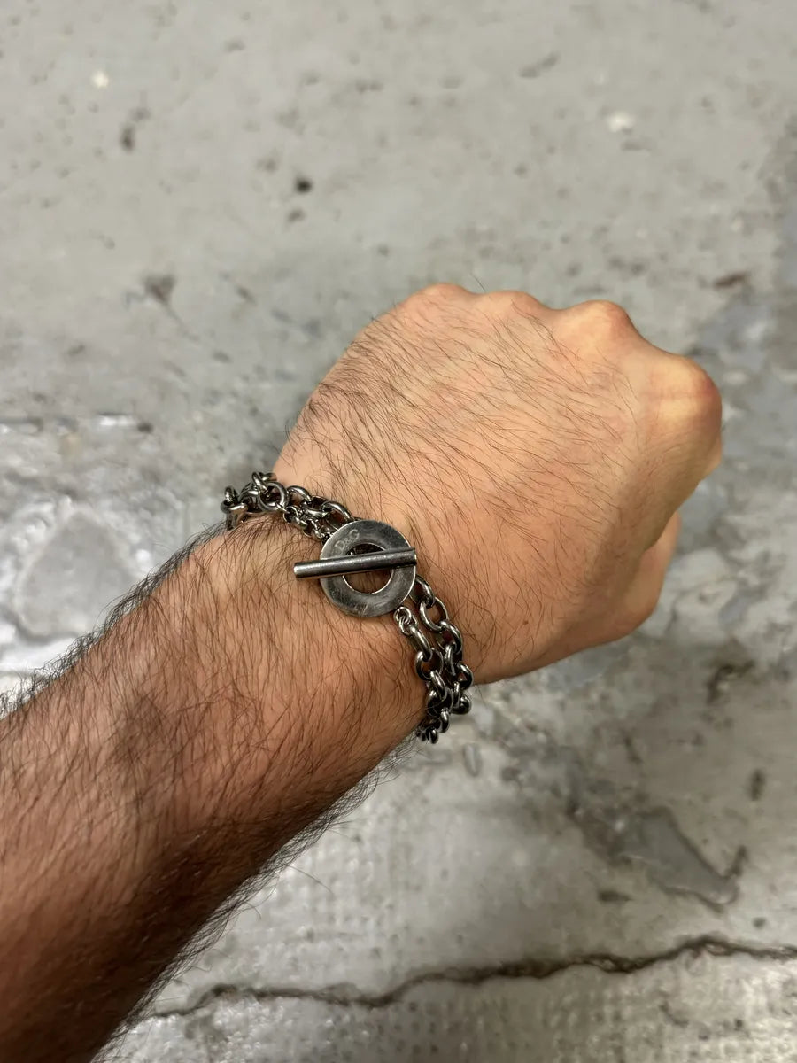 2000s Dolce & Gabbana Stainless Steel Grey Ketting Necklace ERKxHzU 1