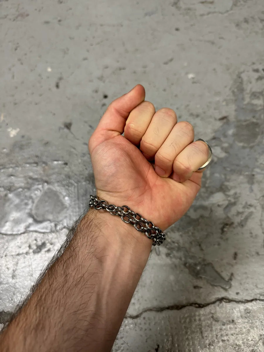 2000s Dolce & Gabbana Stainless Steel Grey Ketting Necklace ERKxHzU 2