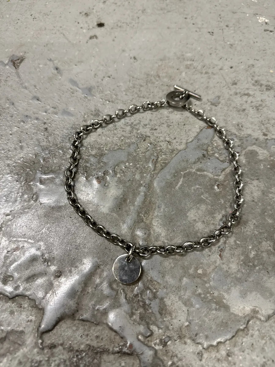 2000s Dolce & Gabbana Stainless Steel Grey Ketting Necklace ERKxHzU 3