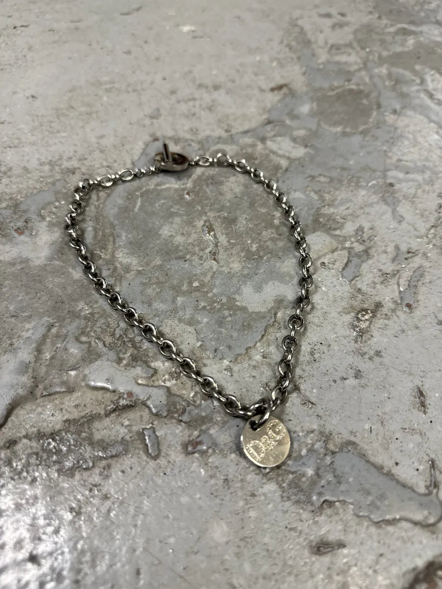 2000s Dolce & Gabbana Stainless Steel Grey Ketting Necklace ERKxHzU 8