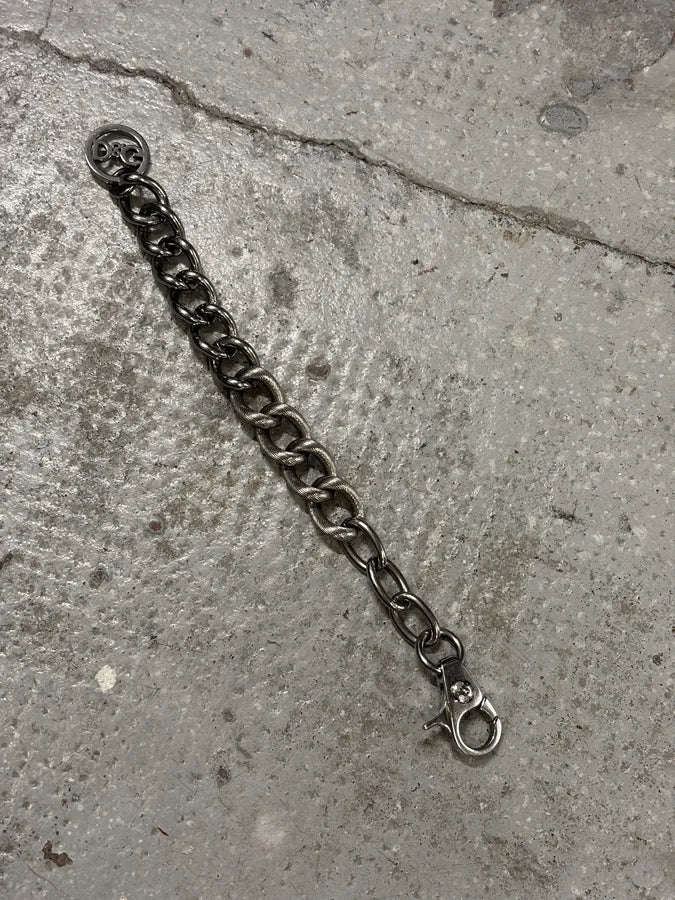 2000s Dolce & Gabbana Stainless Steel Hybrid Bracelet KNDOXZU 4