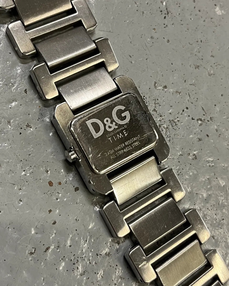 2000s Dolce & Gabbana Stainless Steel Swarovski-Embellished Watch HFbCkDY 9