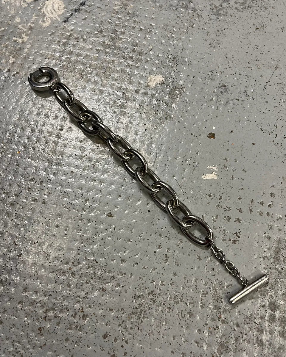 2000s Dolce & Gabbana Stainless Still Anchor Chain Bracelet ScnTevk 4