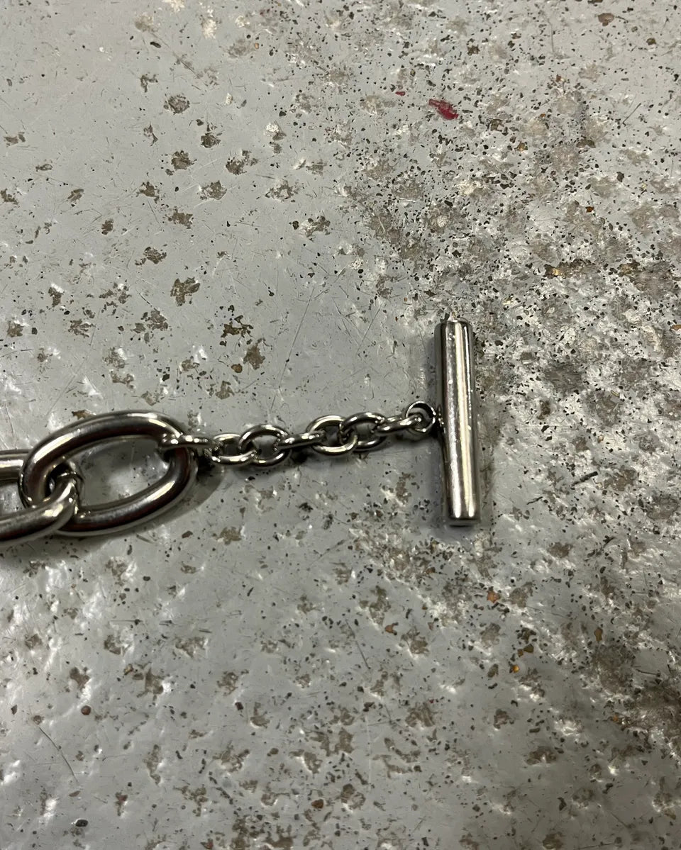 2000s Dolce & Gabbana Stainless Still Anchor Chain Bracelet ScnTevk 7