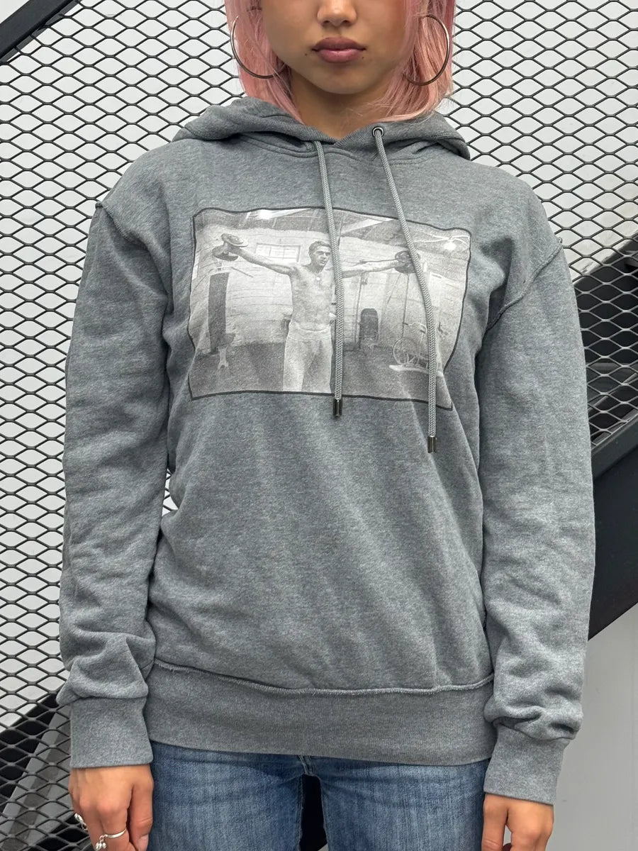 2000s Dolce & Gabbana Steve McQueen Grey Hoodie wjOaVIs 0