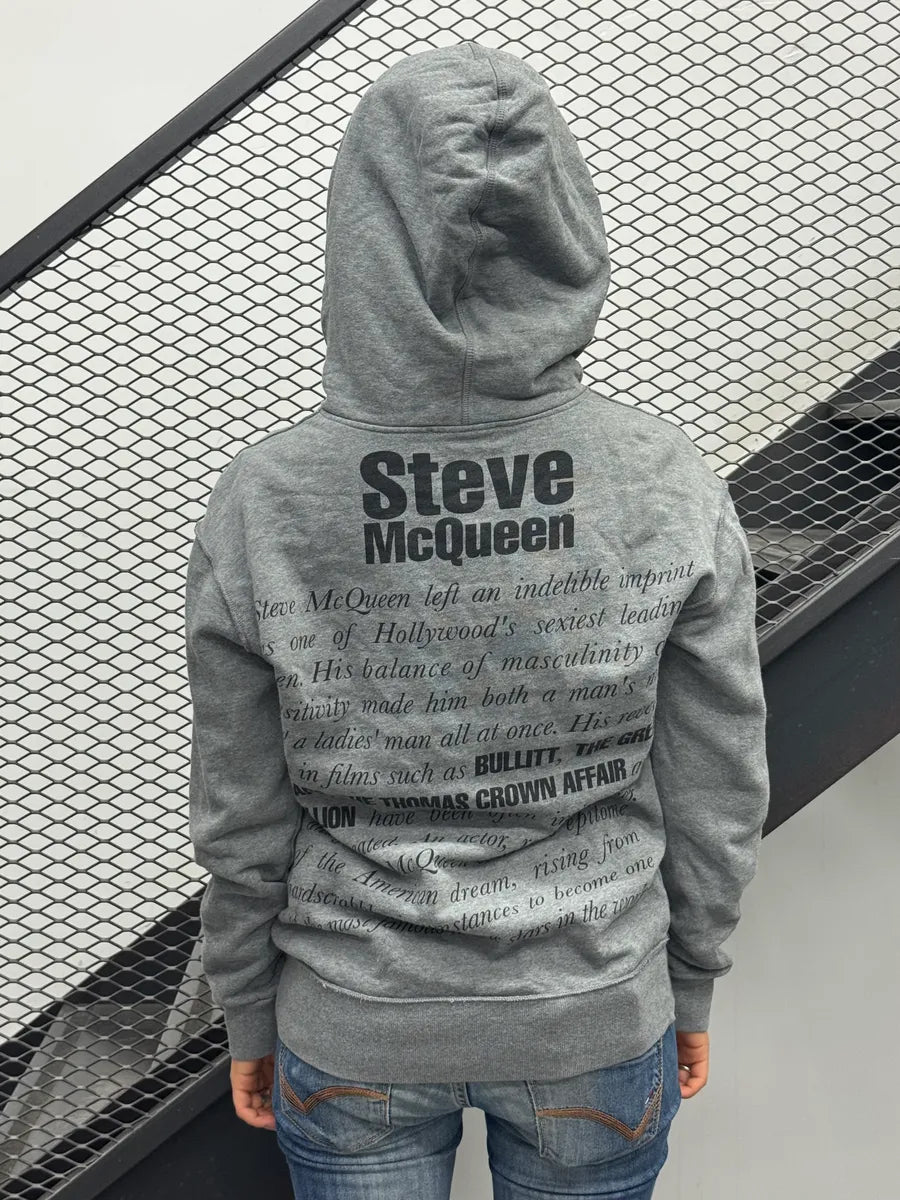 2000s Dolce & Gabbana Steve McQueen Grey Hoodie wjOaVIs 1