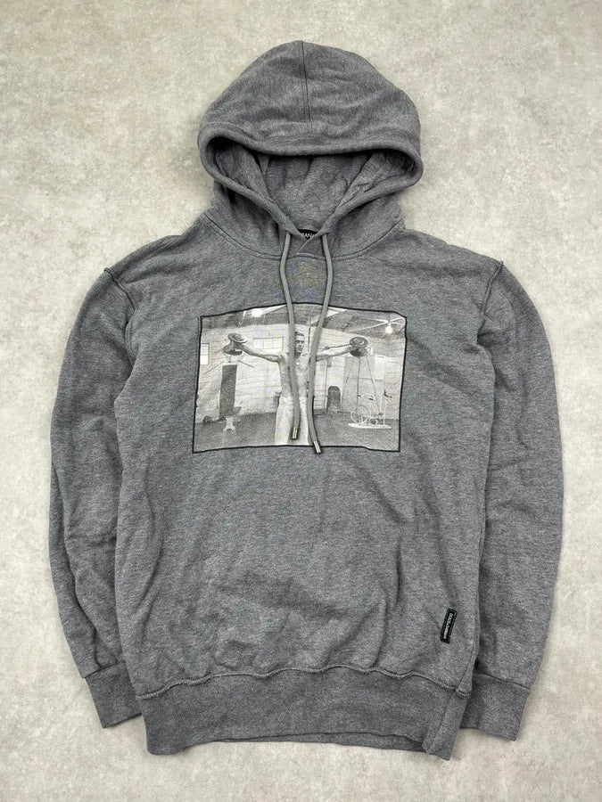 2000s Dolce & Gabbana Steve McQueen Grey Hoodie wjOaVIs 4