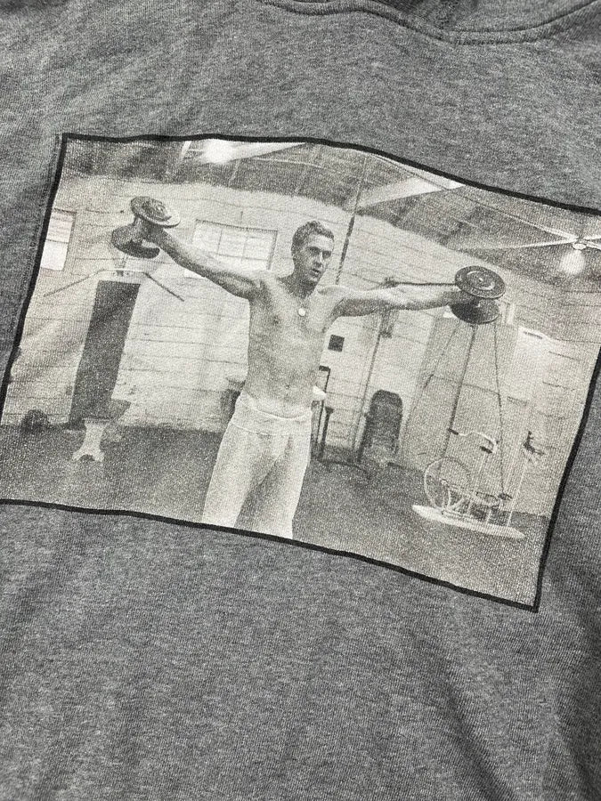 2000s Dolce & Gabbana Steve McQueen Grey Hoodie wjOaVIs 6