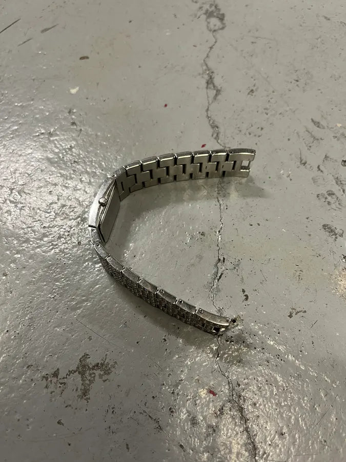 2000s Dolce & Gabbana Strass Grey Embellished Watch LVNSEjo 5