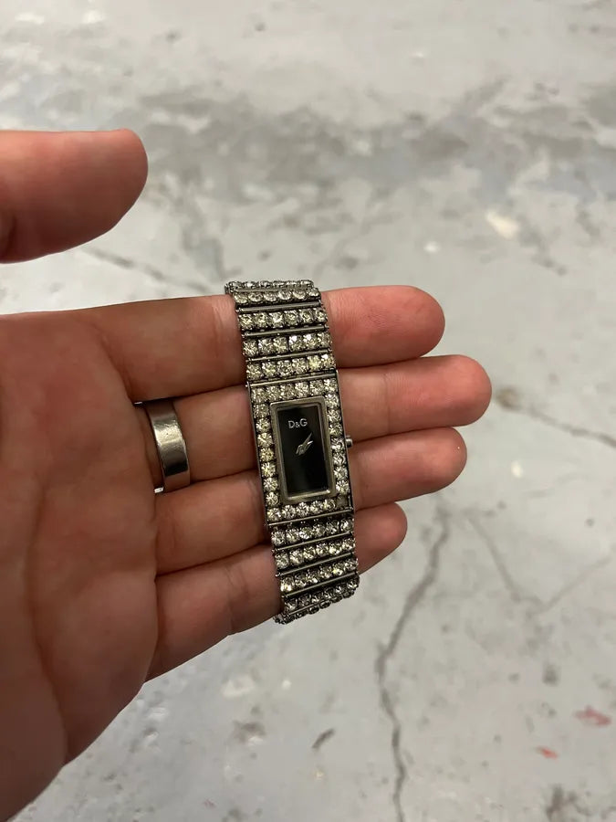 2000s Dolce & Gabbana Strass Stainless Steel Watch YBkICag 5