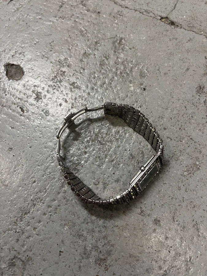 2000s Dolce & Gabbana Strass Stainless Steel Watch YBkICag 6