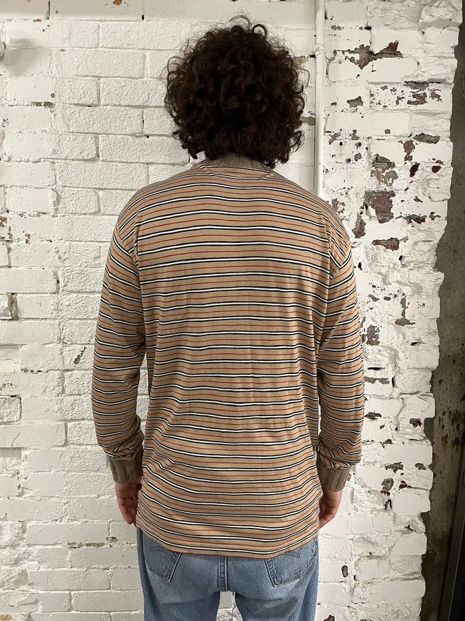 2000s Dolce & Gabbana Striped Beige Sweater TyBWdoU 2