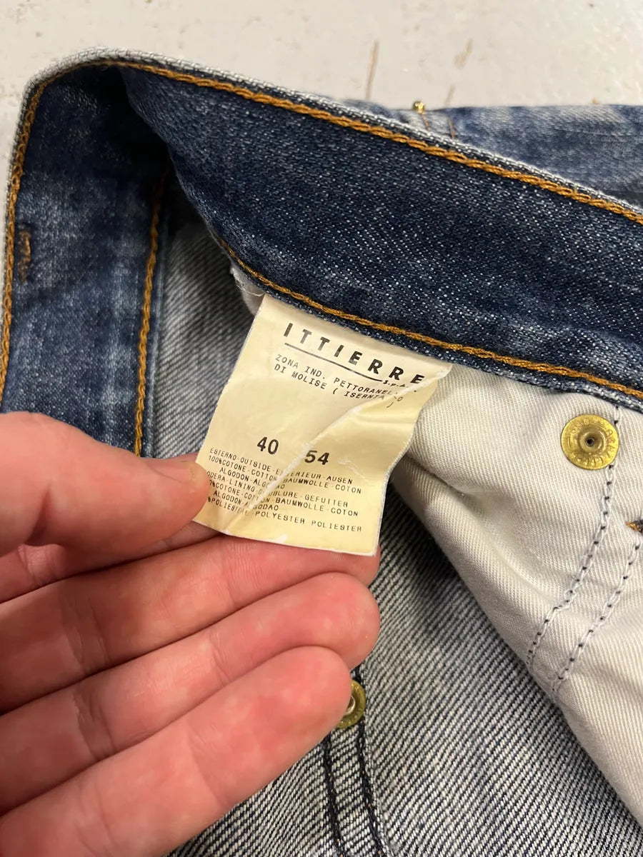 2000s Dolce & Gabbana Studded Blue Denim Jeans yomaJFn 12