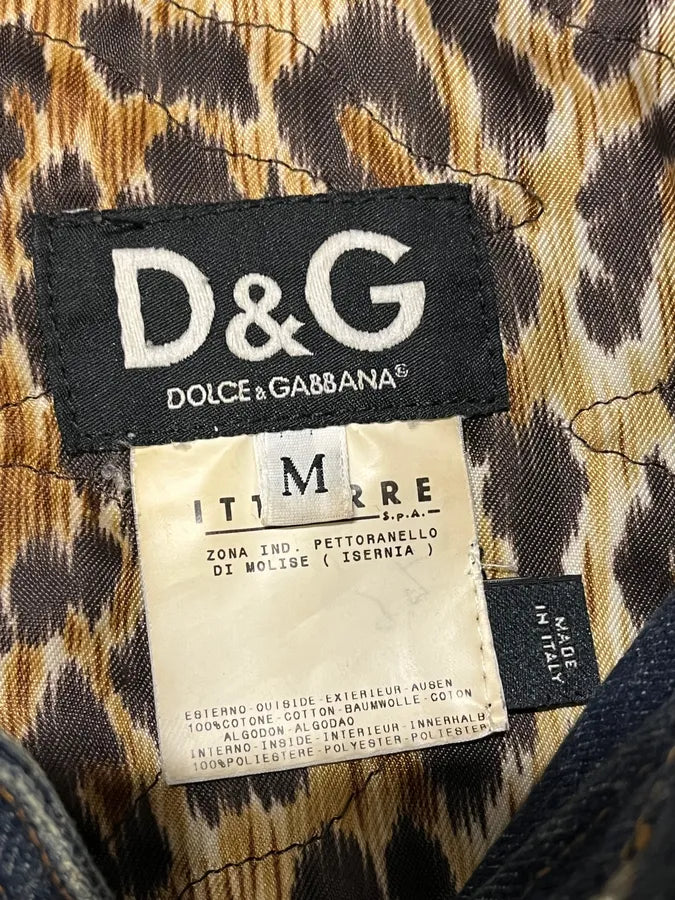 2000s Dolce & Gabbana Studded Denim Jacket WIeSSLd 9