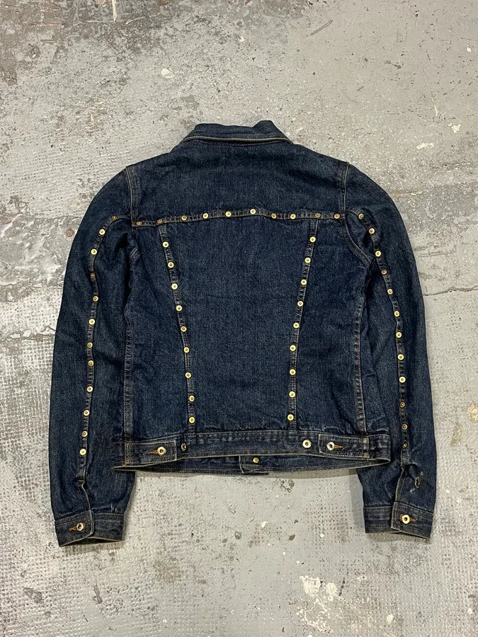2000s Dolce & Gabbana Studded Denim Jacket WIeSSLd 4
